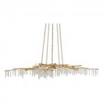 Forest Light Chandelier Gold