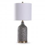 Rochford Champagne Textured Glass Table Lamp