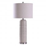 Solid Ceramic Fabric Wrapped Texture in Soft Ivory
