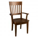 Model 55 Arm Chair Wood Seat