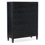 Ciao Bella 6 Drawer Tall Chest Black