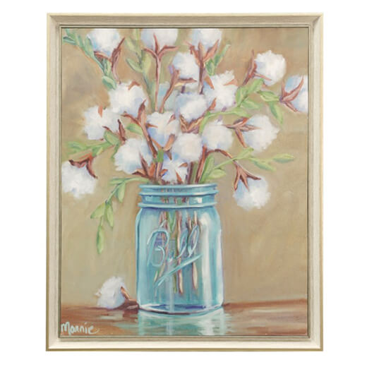 Mason jar flowers