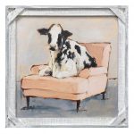 Sitting cow