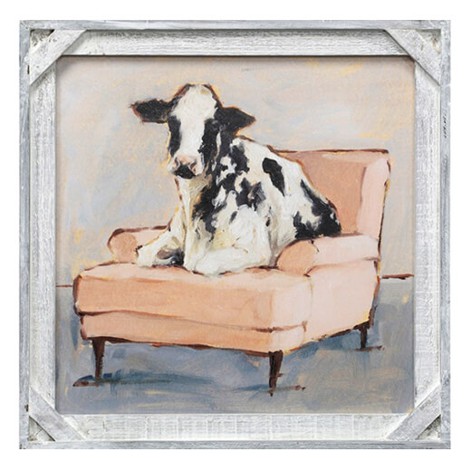 Sitting cow
