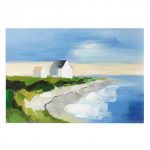 Lone house on the coast